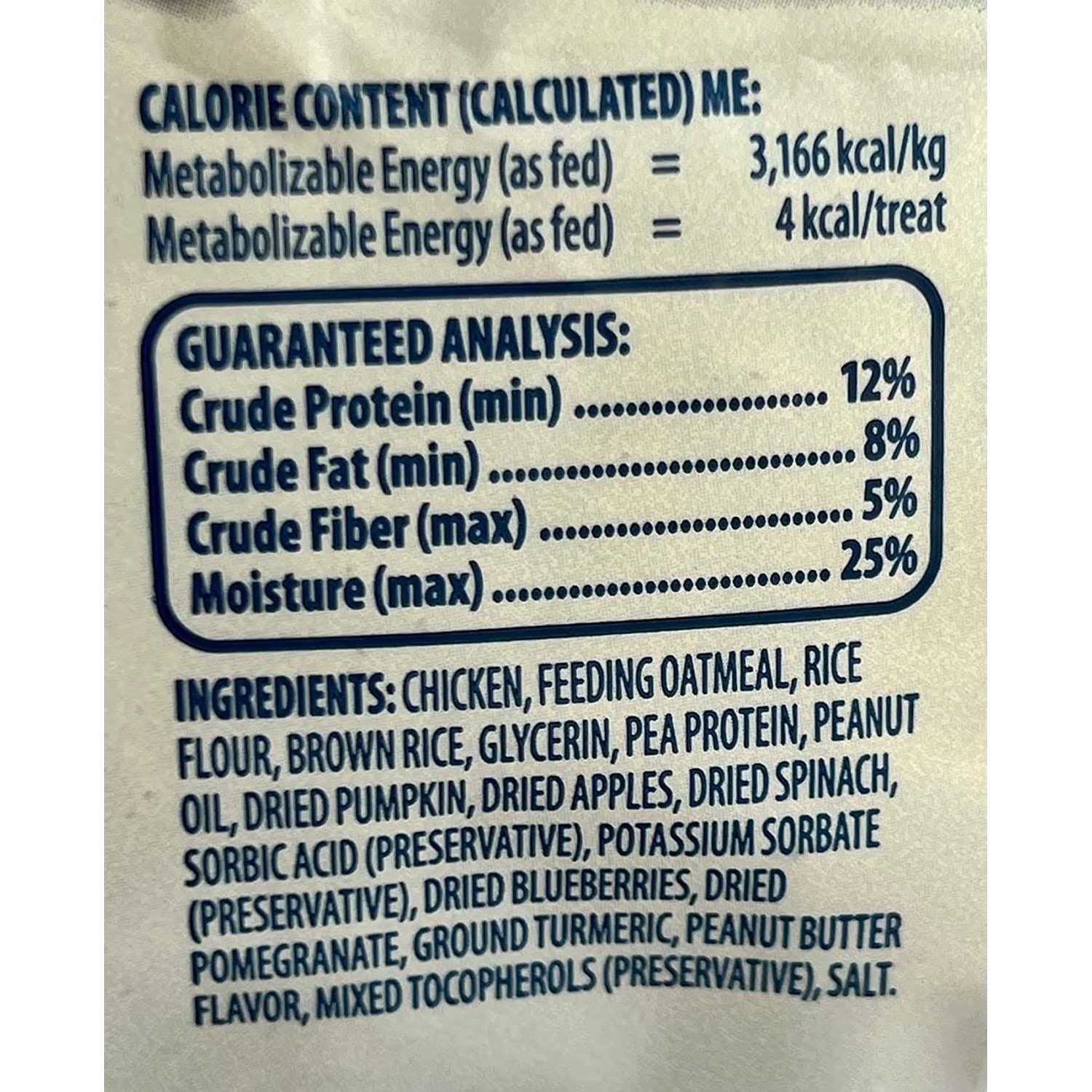 Golden Rewards Peanut Butter Flavor Training Dog Treats