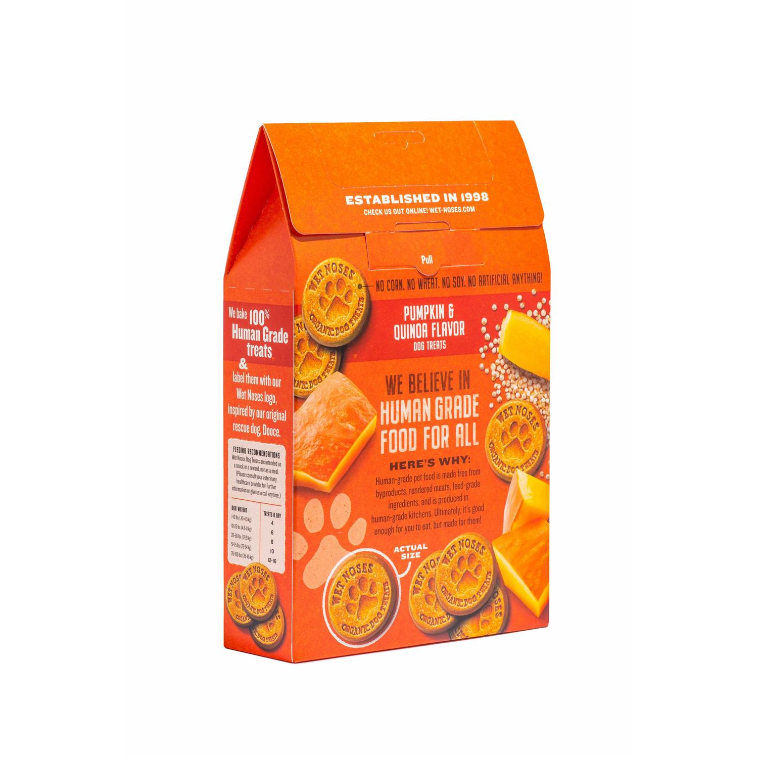 Wet Noses Grain Free Pumpkin Quinoa Dog Treats