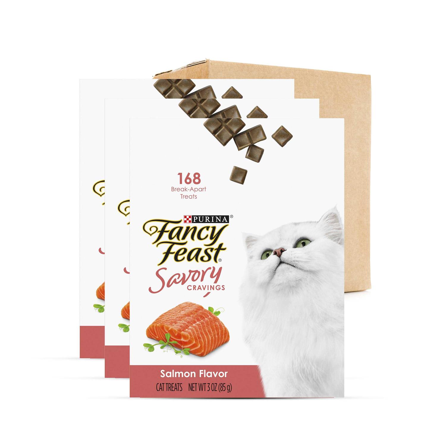 Fancy Feast Limited Ingredient Cat Treats Savory Cravings Salmon Flavor