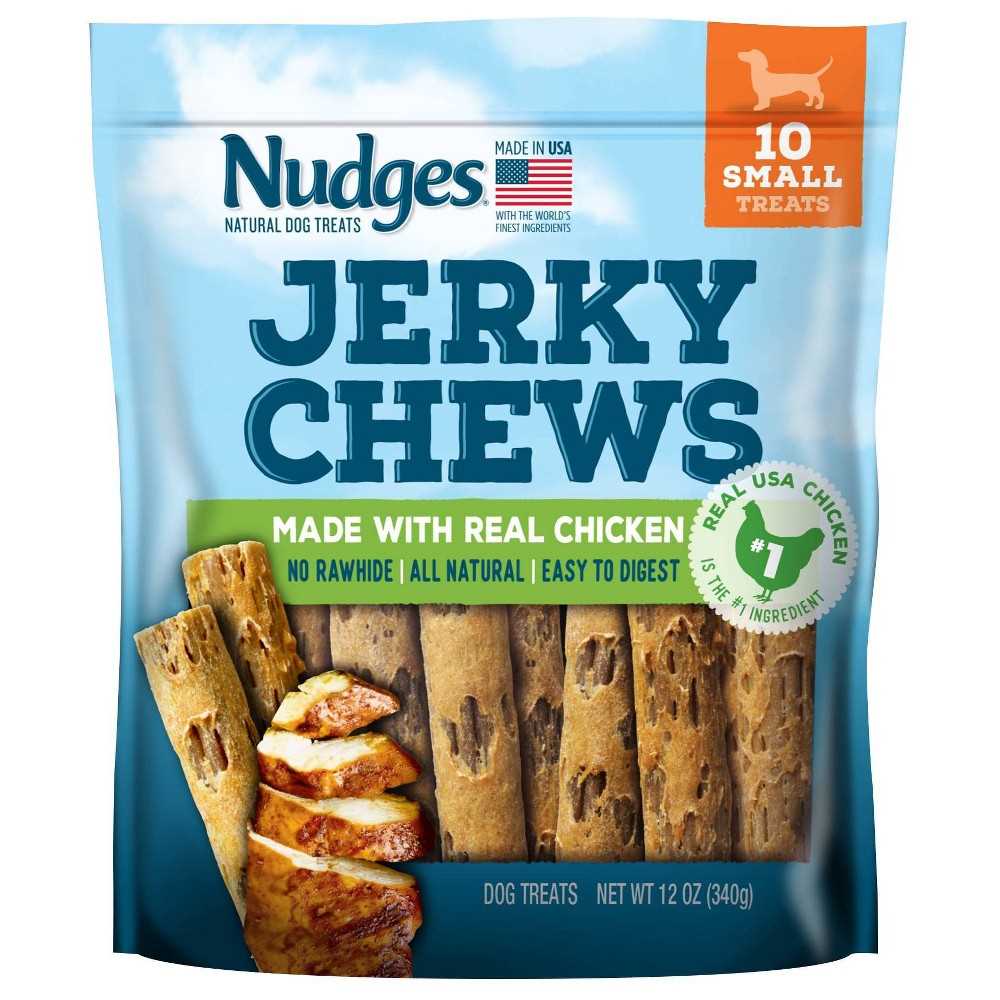 Blue Buffalo Nudges Jerky Chews – 1.2 oz x 10 pack