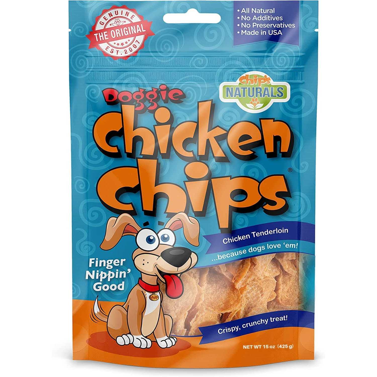 Doggie Chicken Chips Dog Treats