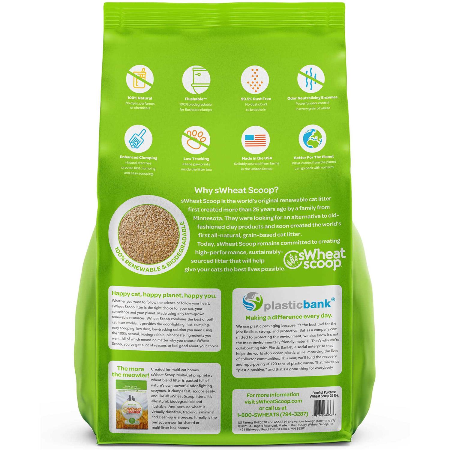 sWheat Scoop Cat Litter