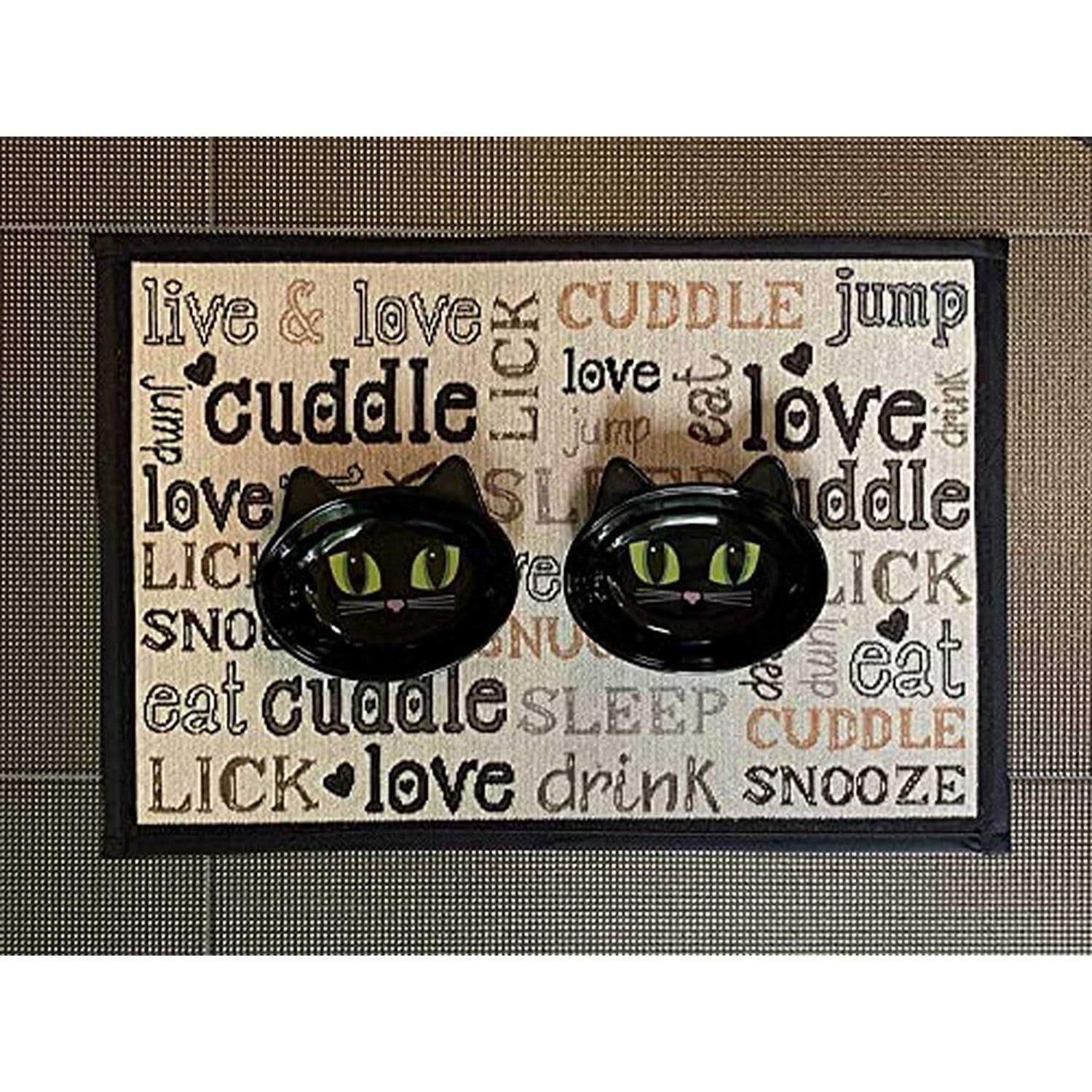 Petrageous Frisky Kitty Oval Saucer