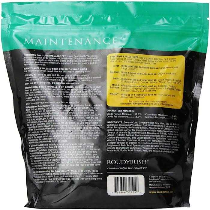 Roudybush Daily Maintenance