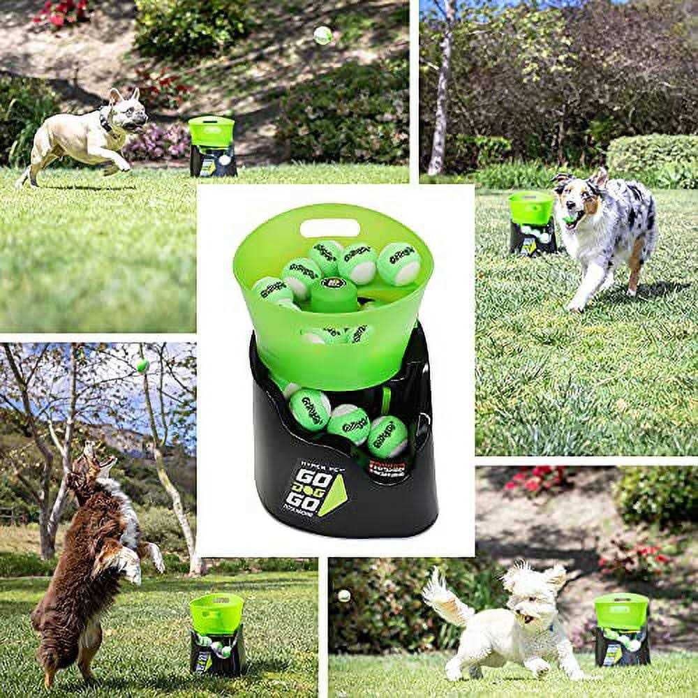 GoDogGo Fetch Machine Dog Ball Launcher & Automatic Ball Launcher for Dogs