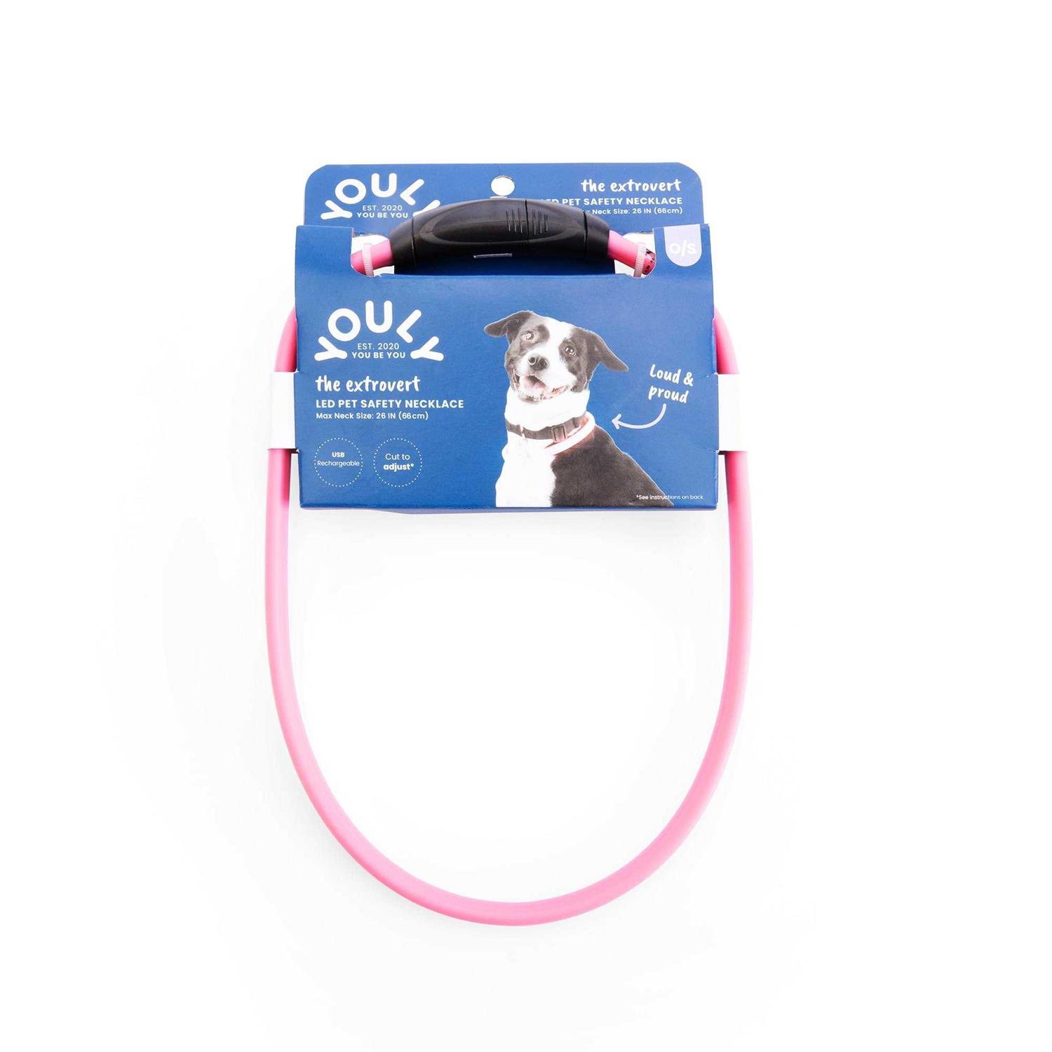 YOULY The Extrovert LED Pet Safety Necklace