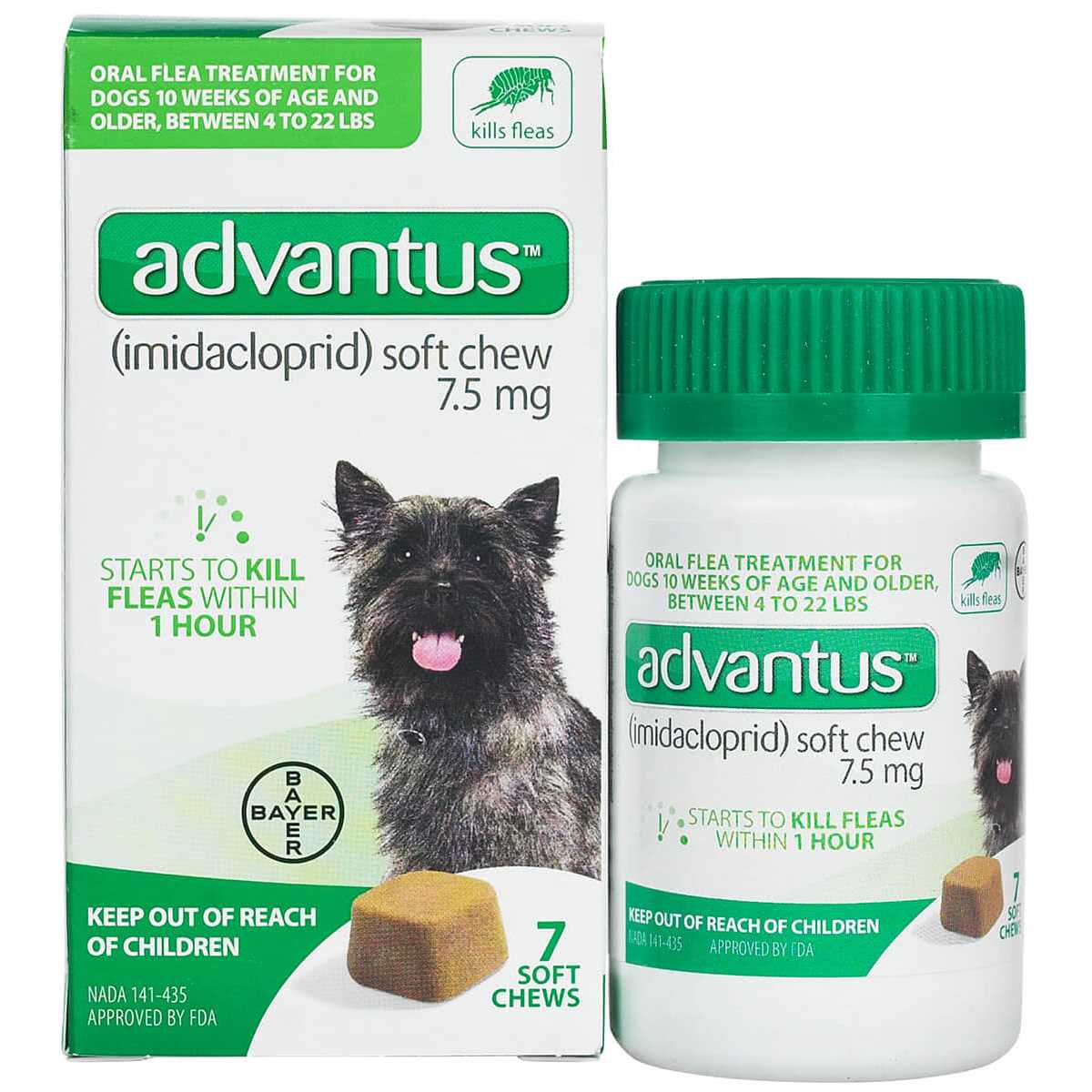 Advantus Oral Flea Treatment Soft Chews for Dogs