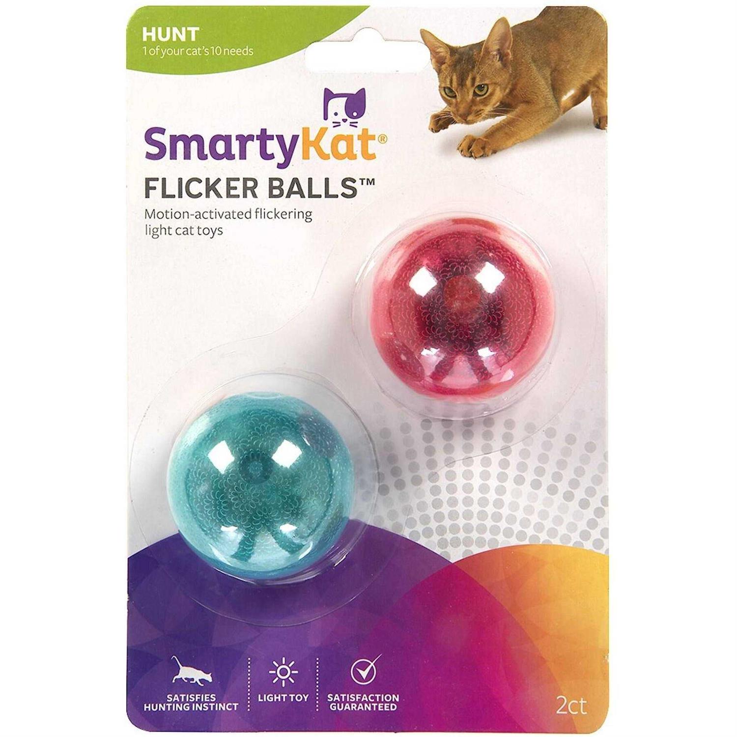 SmartyKat Flicker Balls Cat Toy