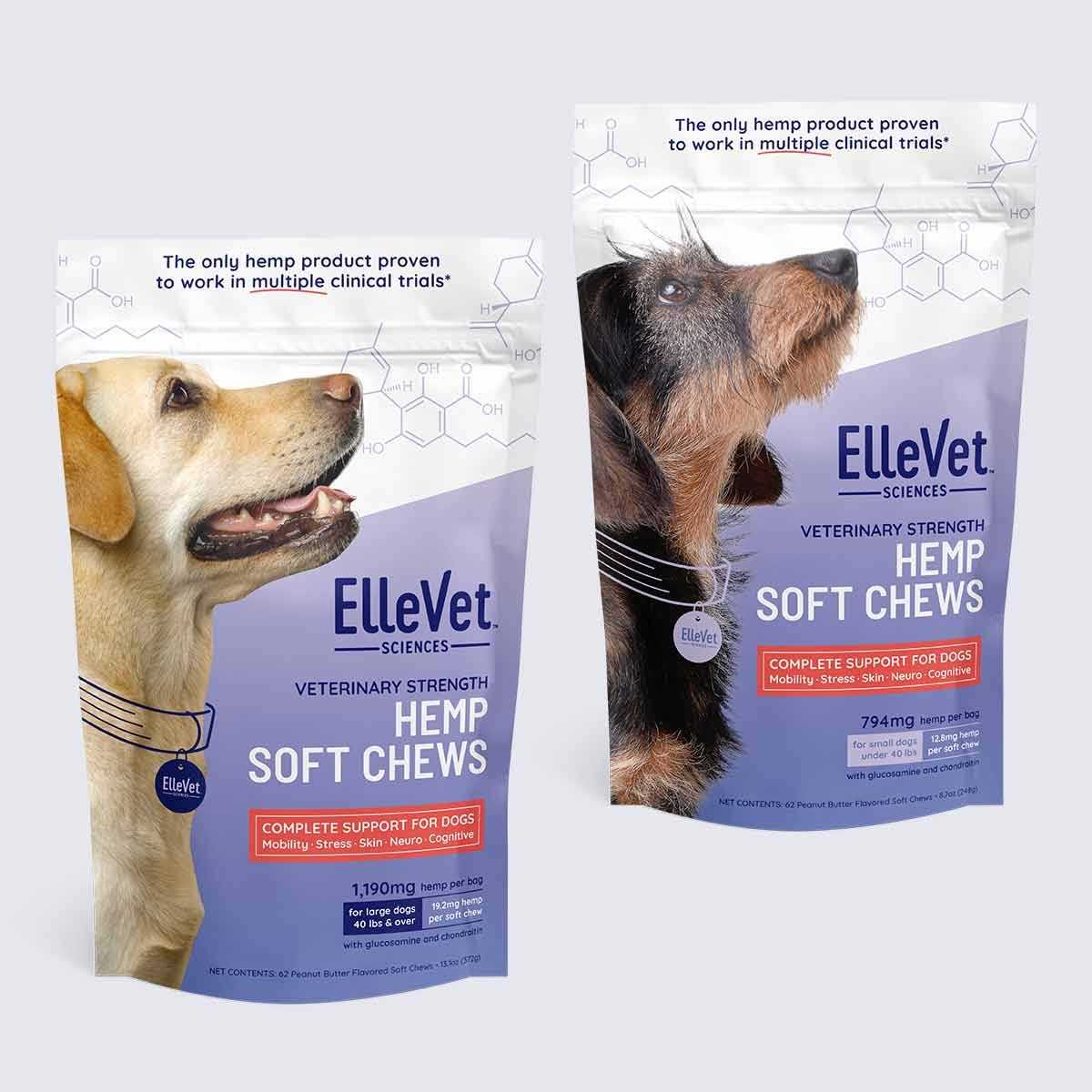 ElleVet Hemp Chews For Mobility