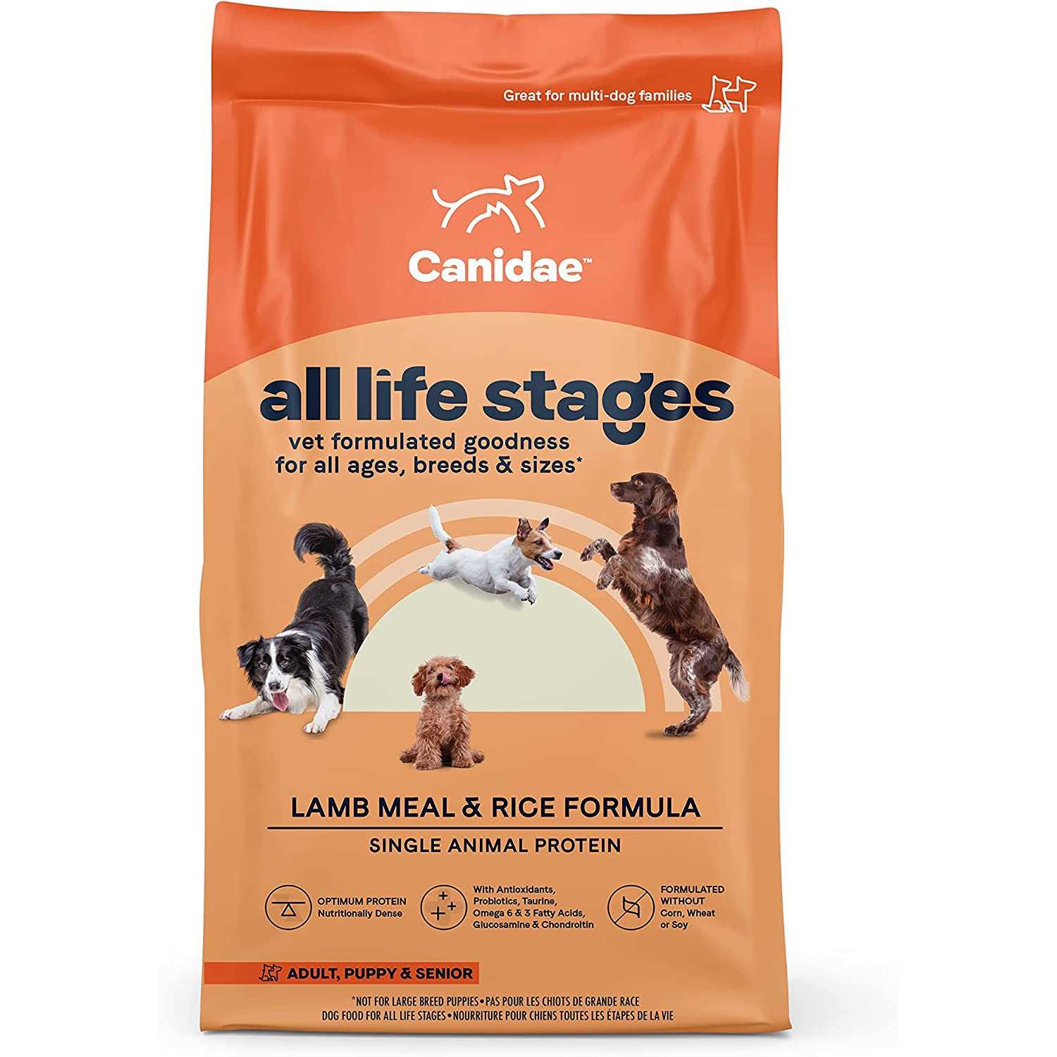 Canidae All Life Stages Dry Dog Food Lamb Meal & Rice
