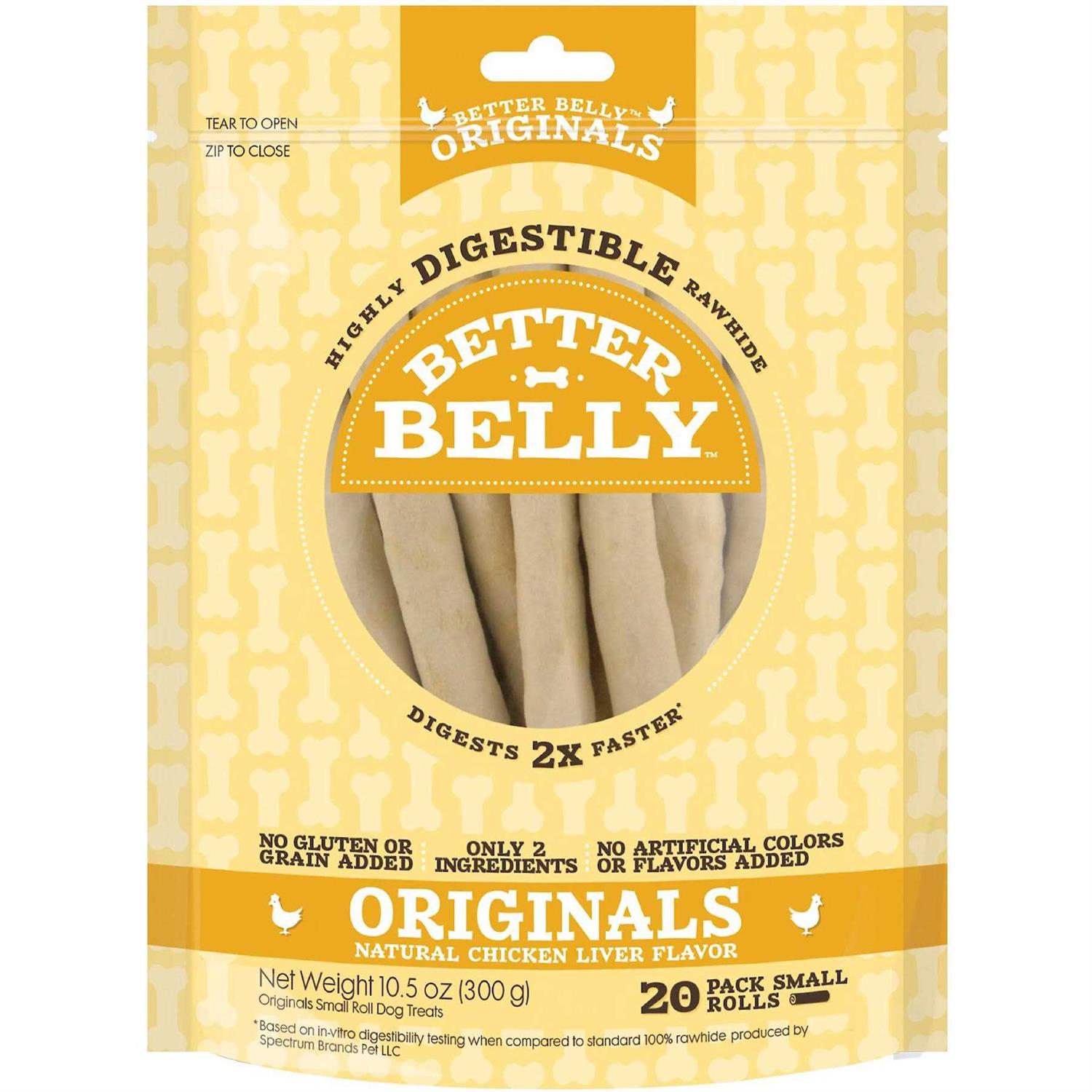 Better Belly Rawhide Chicken Liver Rolls