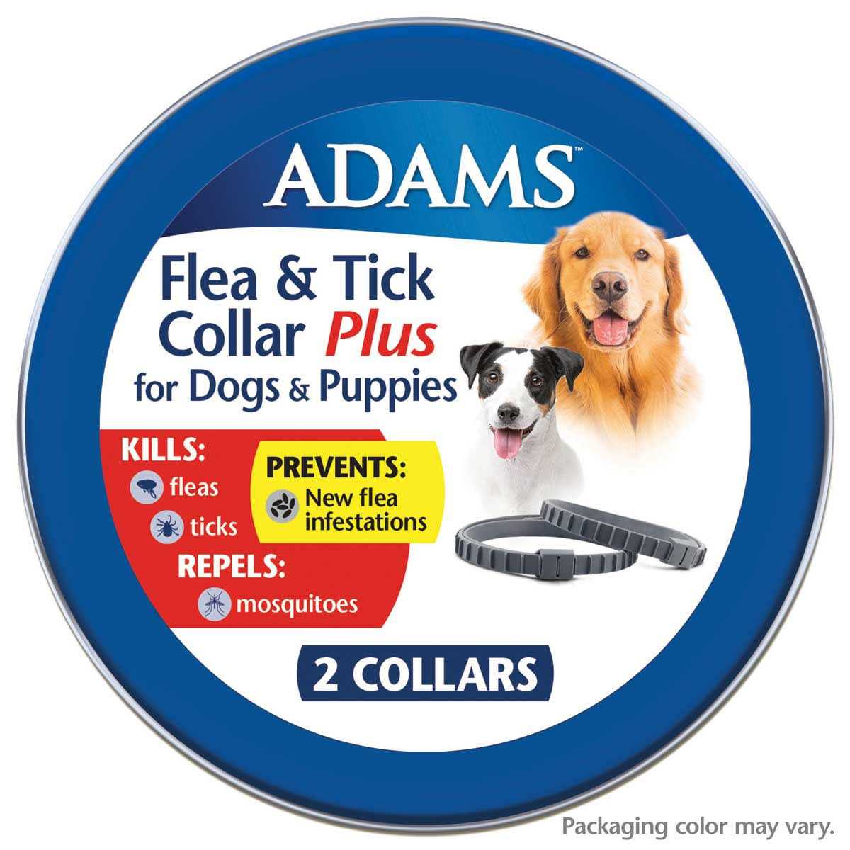 Adams Flea Tick Collar Plus for Dogs Puppies