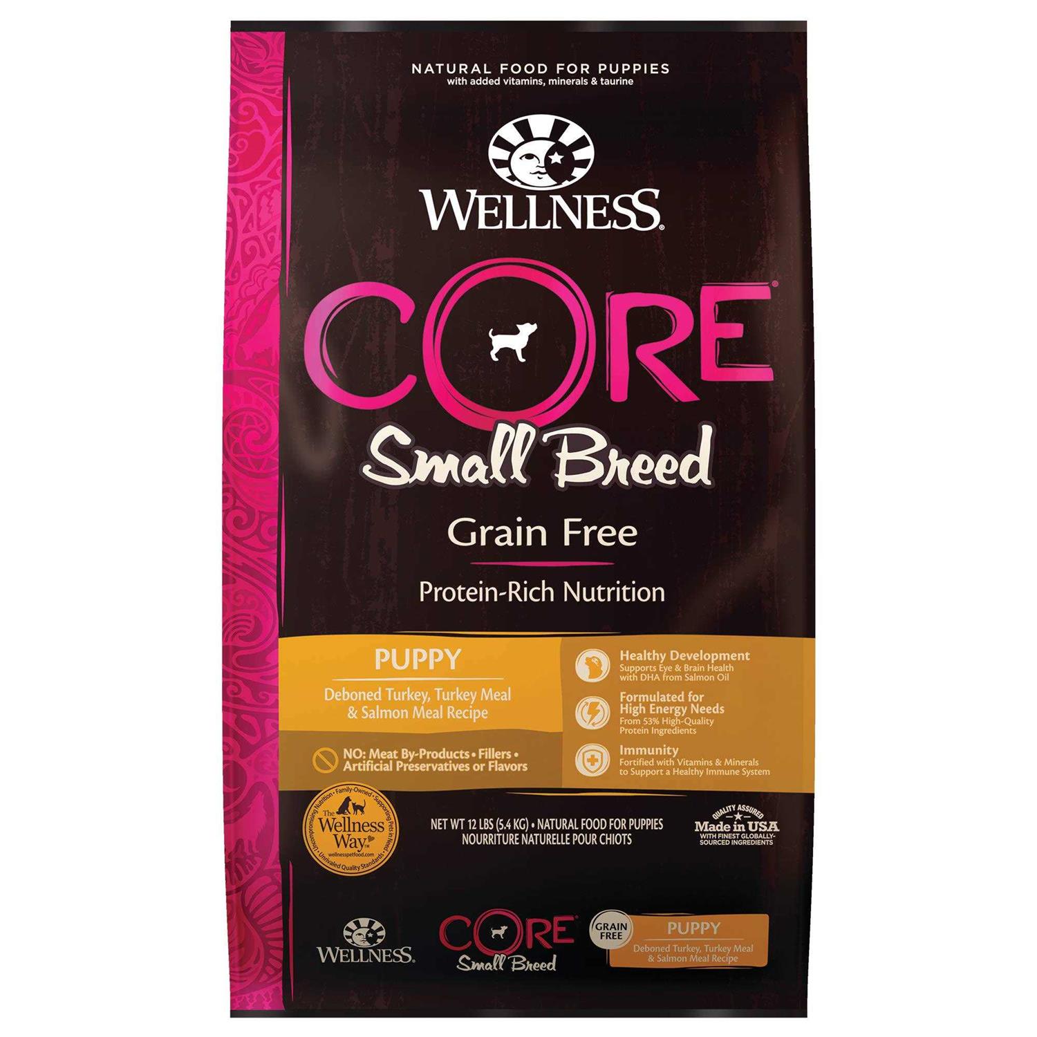 Wellness CORE Natural Grain Free Small Breed Dry Puppy Food