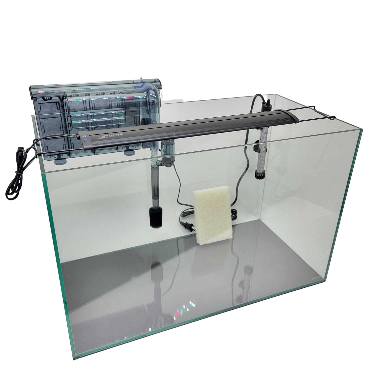 Lifegard Long Clear Glass Bookshelf Aquarium