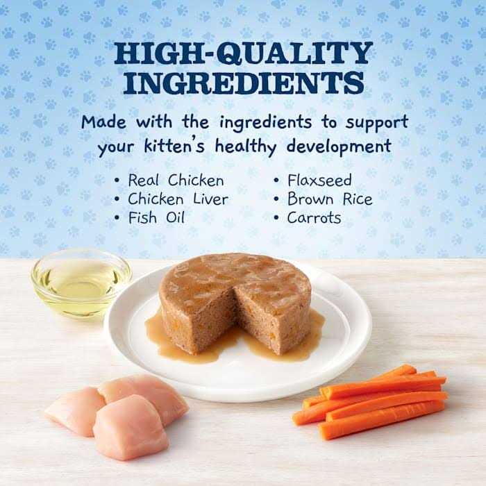 Blue Buffalo Baby Blue Wet Kitten Food Healthy Growth Formula Chicken