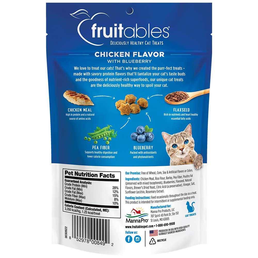 Fruitables Cat Treat 3 Flavor Variety Pack of 2.5oz Bags