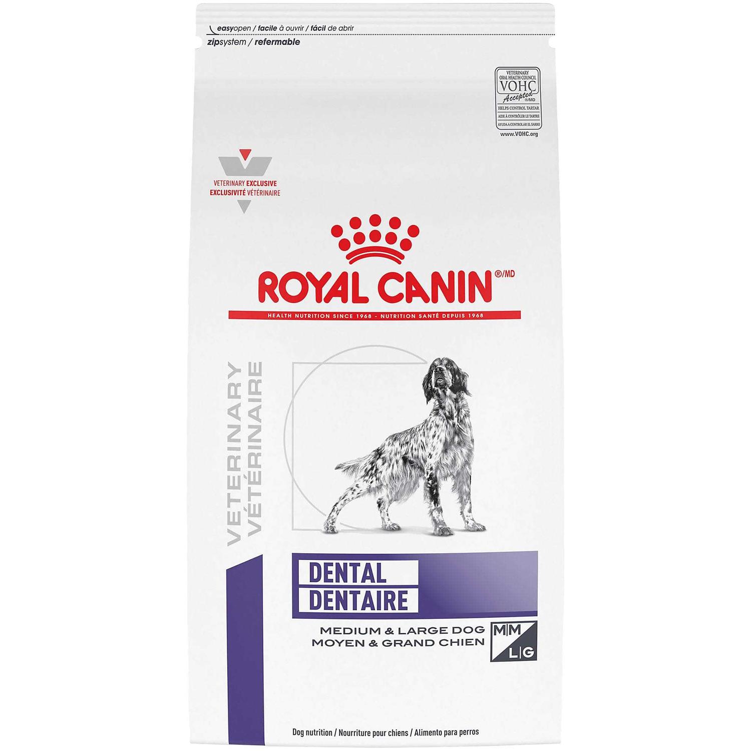 Royal Canin Veterinary Diet Canine Dental Medium & Large Breed Dry Dog Food