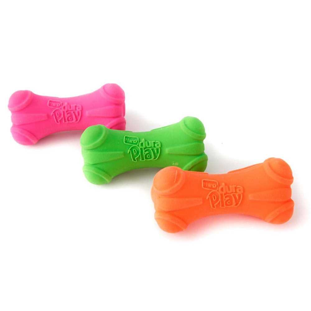 Hartz Dura Play Bone Squeaky Latex Dog Toy