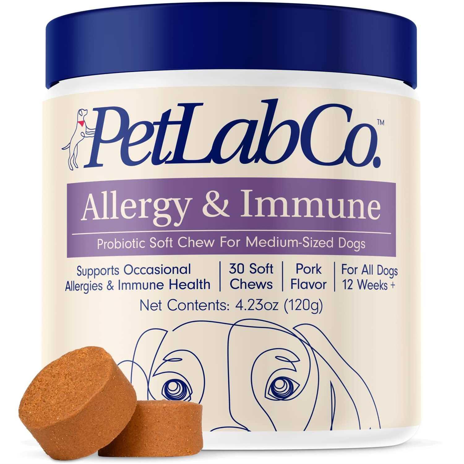 PetLab Co. Allergy & Immune Support Your Pup with Seasonal Allergies