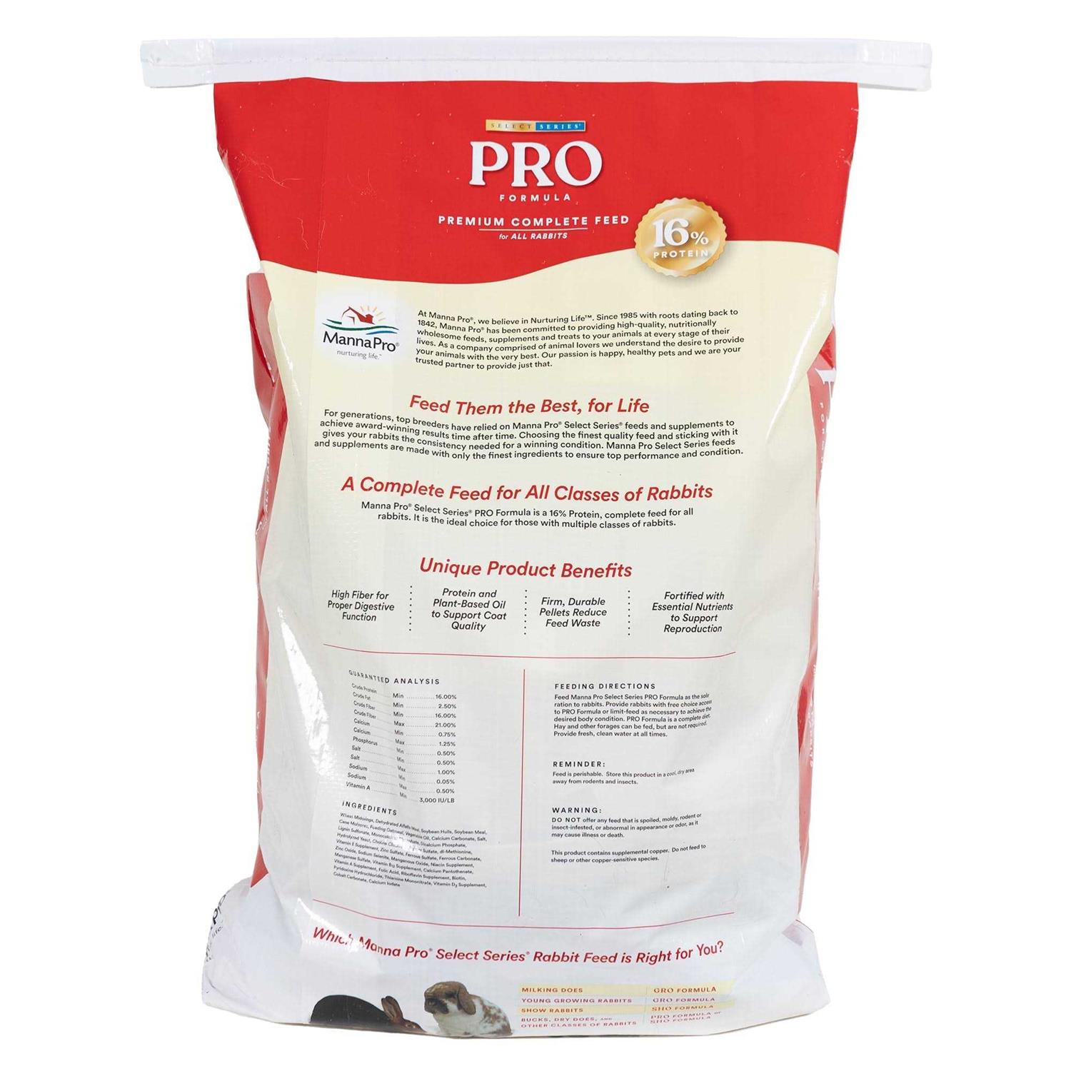 Manna Pro 0046902150 Select Series Pro Rabbit Food