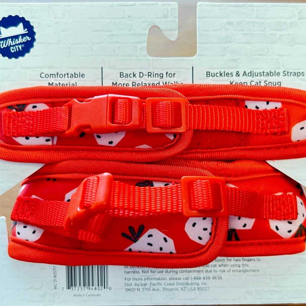 Whisker City Cat Leash and Harness Combo