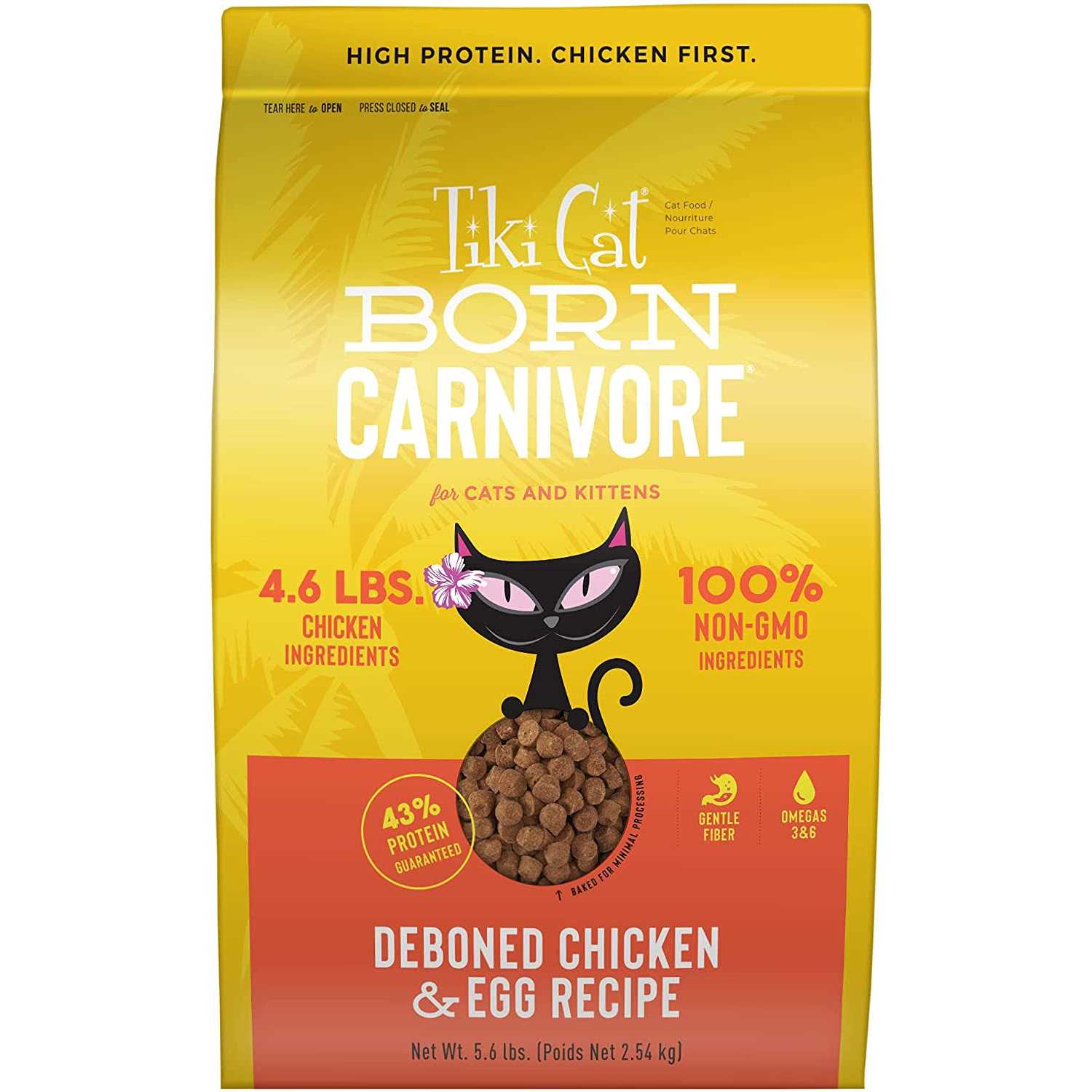 Tiki Cat Born Carnivore Chicken & Egg Dry Food