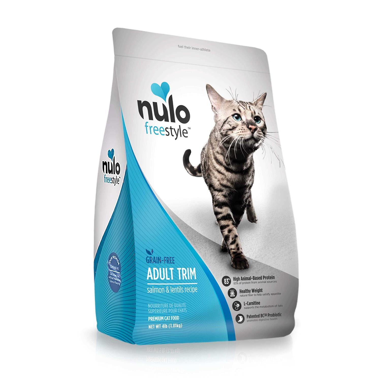 Nulo Freestyle Salmon & Lentils Recipe Grain-Free Adult Trim Dry Cat Food