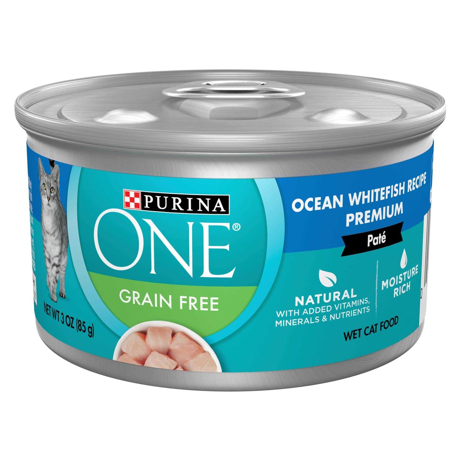 Purina ONE Natural High Protein Grain Free Wet Cat Food Pate