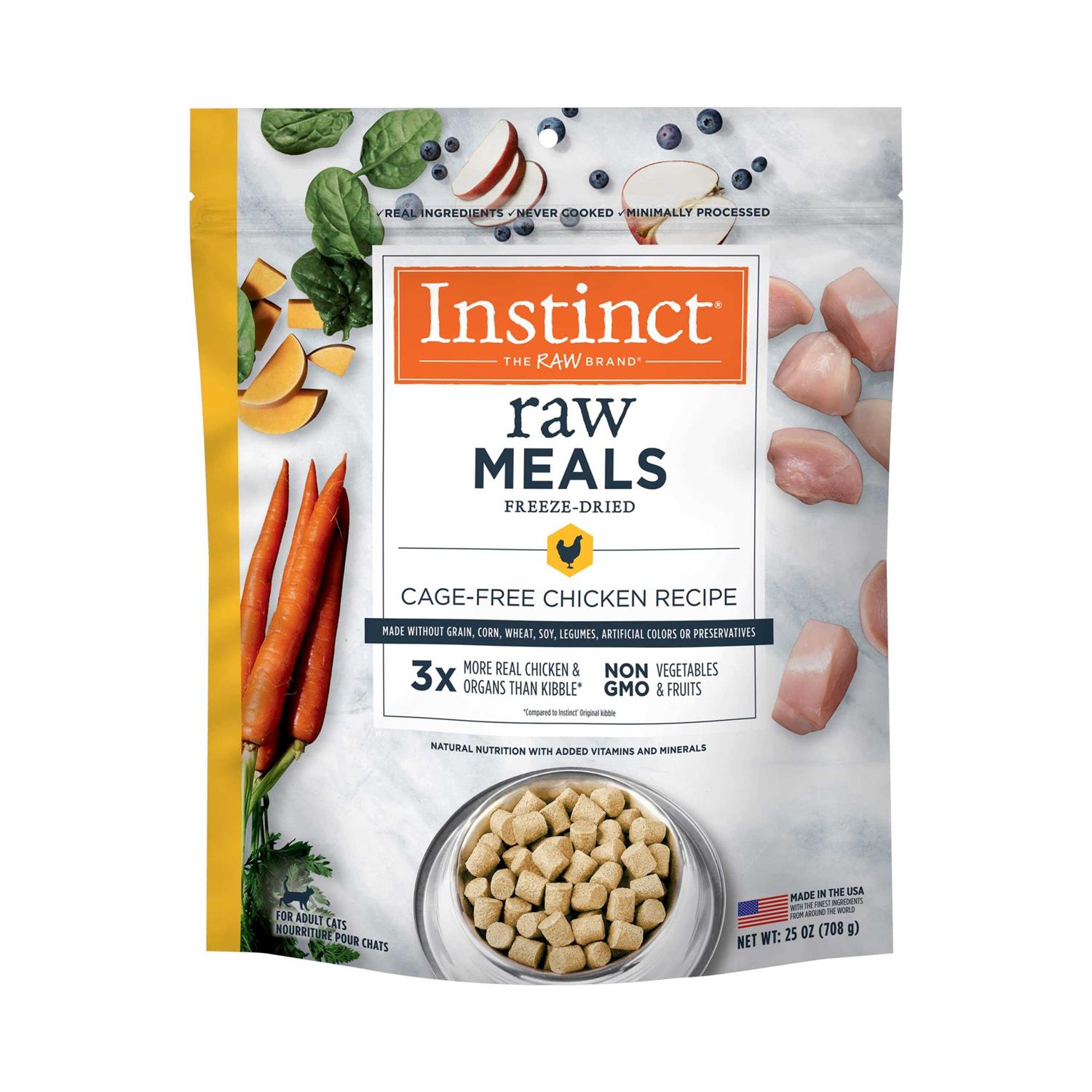 Instinct Freeze Dried Raw Meals Grain Free Recipe Dog Food