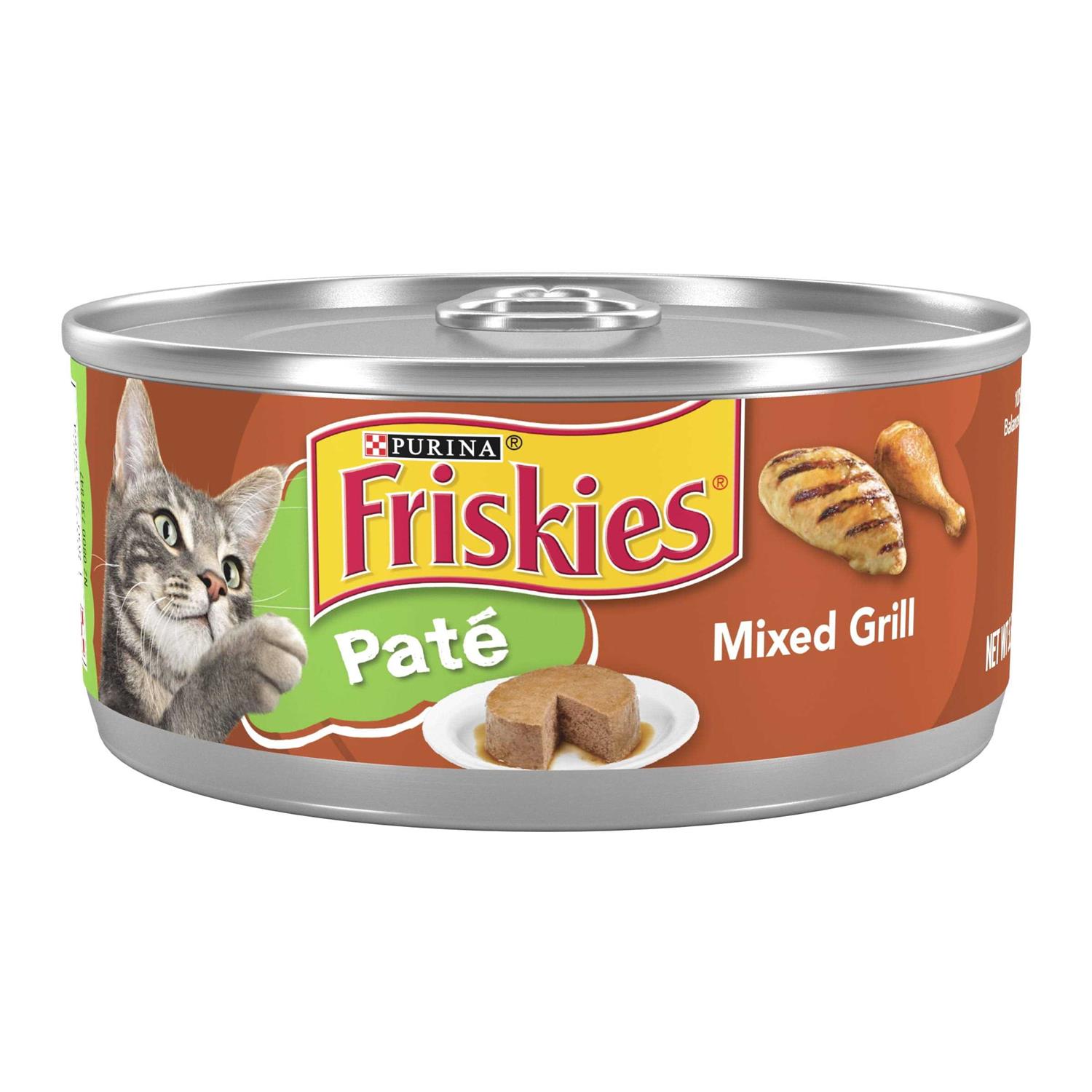Friskies Purina Pate Mixed Grill Wet Cat Food
