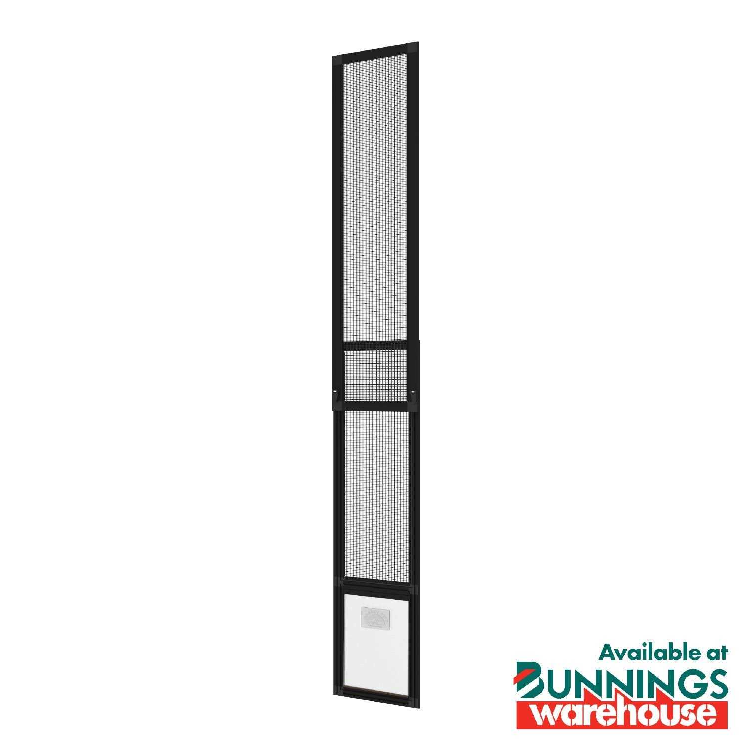 Hakuna Pets Large Black Patio Pet Door Suitable for Sliding Doors