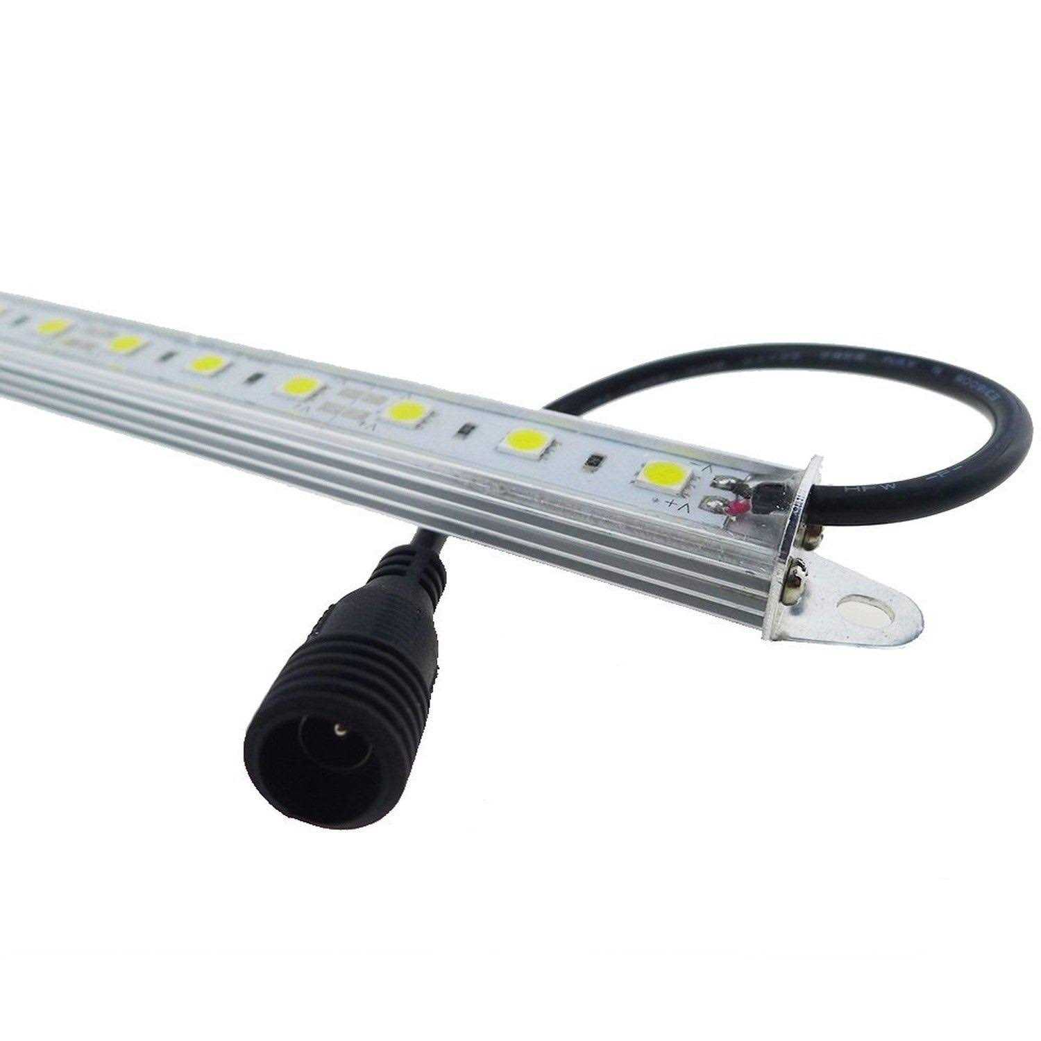 LEDENET 12In 6500k-7000k White Super Bright 18LEDs 5050 Aquarium LED Strip Lighting for Fish Tanks