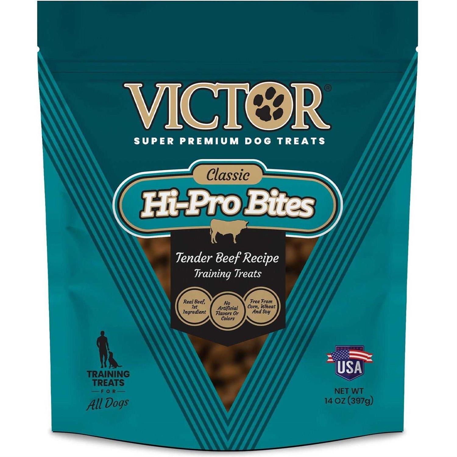 Victor Classic Hi-Pro Bites Tender Beef Recipe Training Dog Treats
