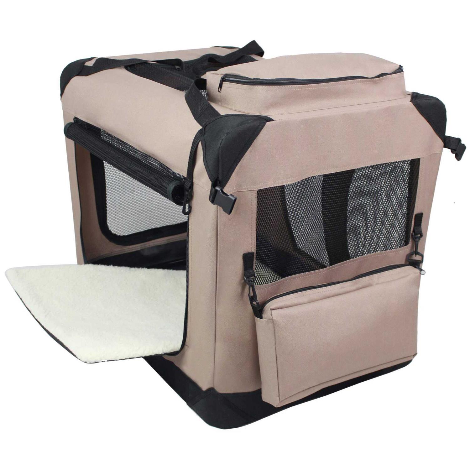 EliteField 3-Door Folding Soft Dog Crate