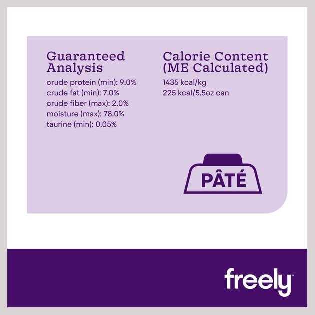 Freely Recipe Limited Ingredient Grain-Free Wet Cat Food
