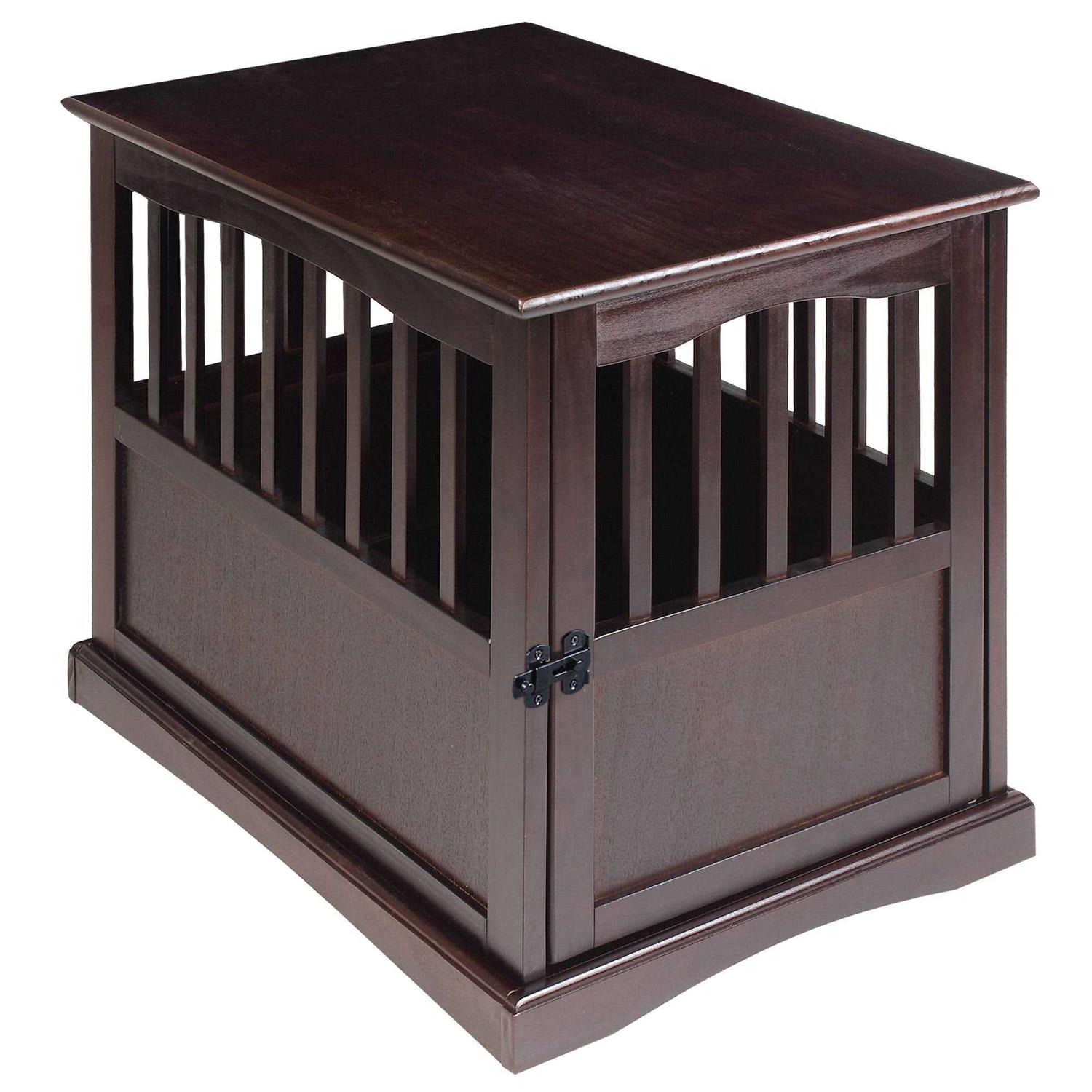 Casual Home End Table Pet Crate