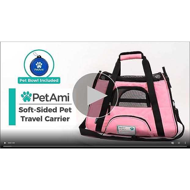 PetAmi Premium Airline Approved Soft Sided Pet Carrier