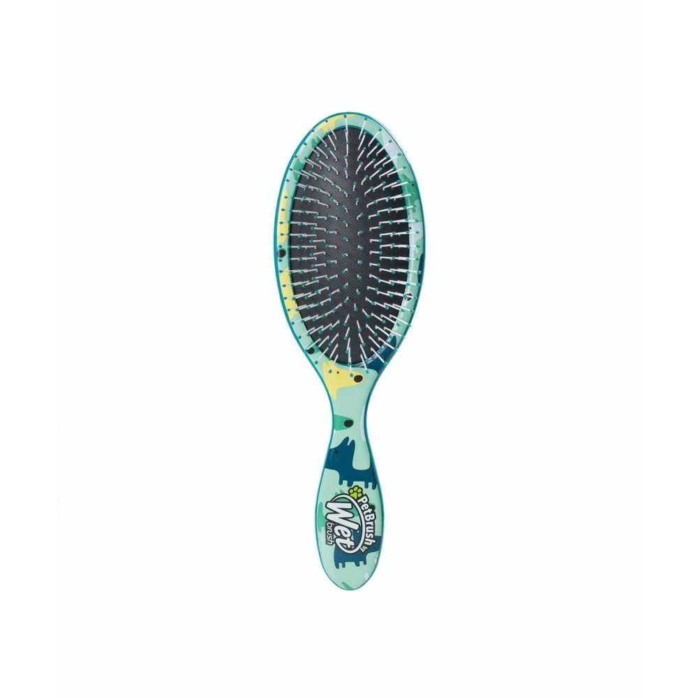 PetBrush by WetBrush Detangler Dog Brush, Teal, Large