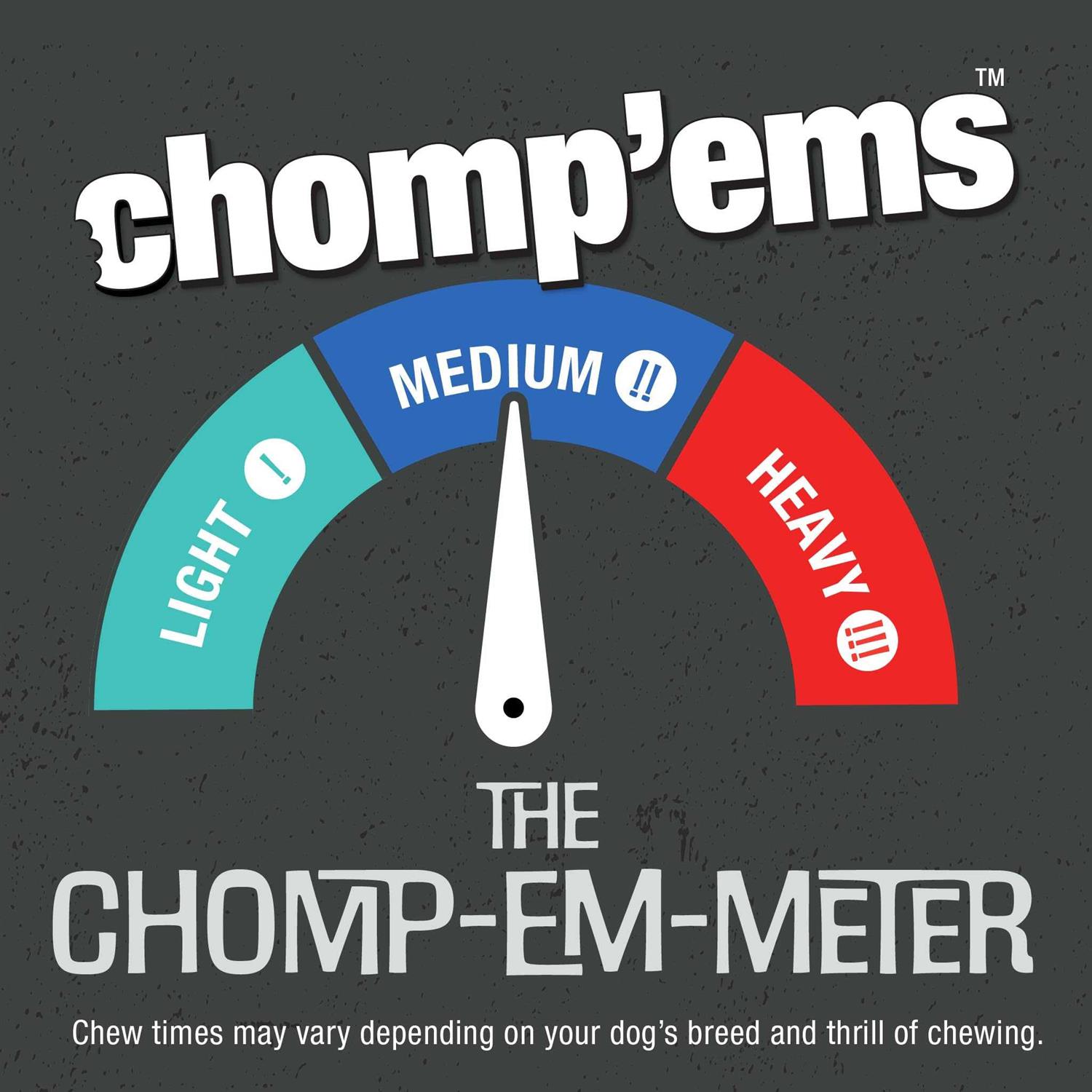 Chomp ems Ruffin It 21006 Purehide Sticks Healthy Natural Rawhide Dog Chew