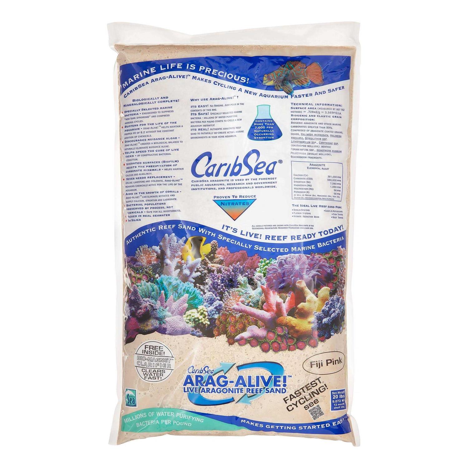 CaribSea Arag Alive Fiji Pink Sand