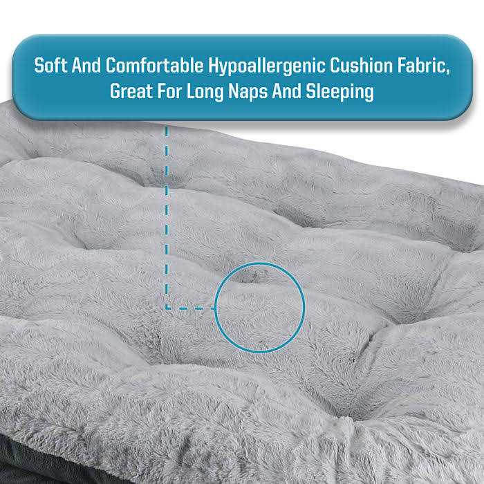 Canine Creations Arlee Pillow Topper Rectangle Pet Dog Bed