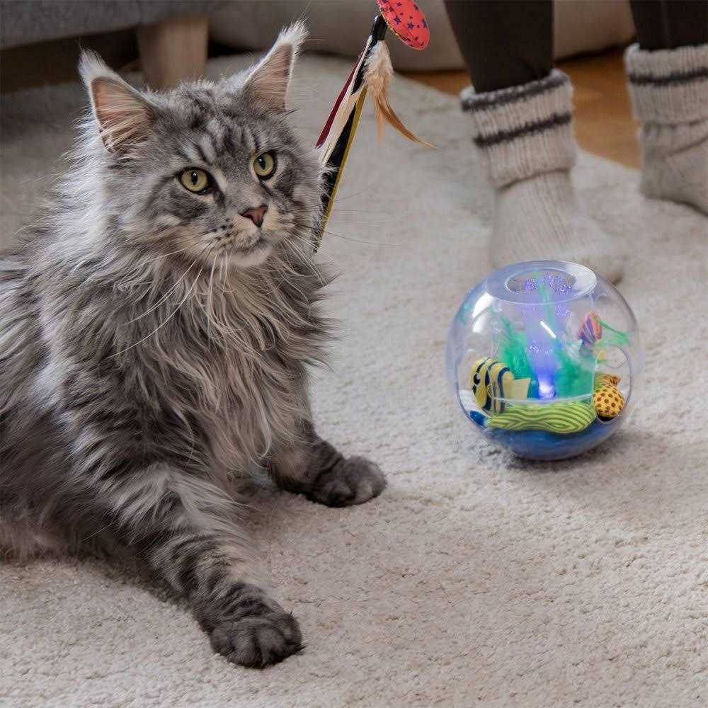 Kong Bat-A-Bout Glow Aquarium Cat Toy