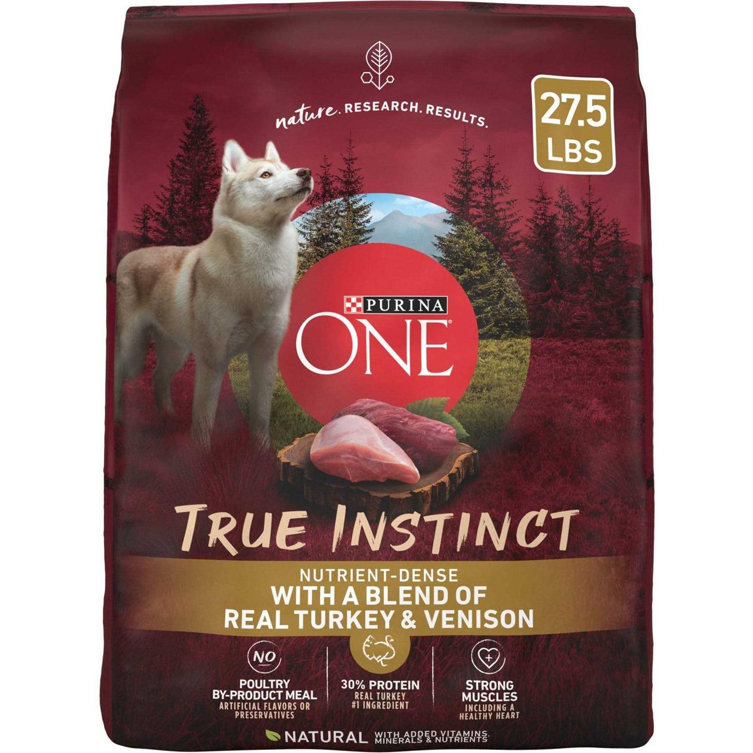 Purina ONE Real Turkey & Venison True Instinct Dry Dog Food