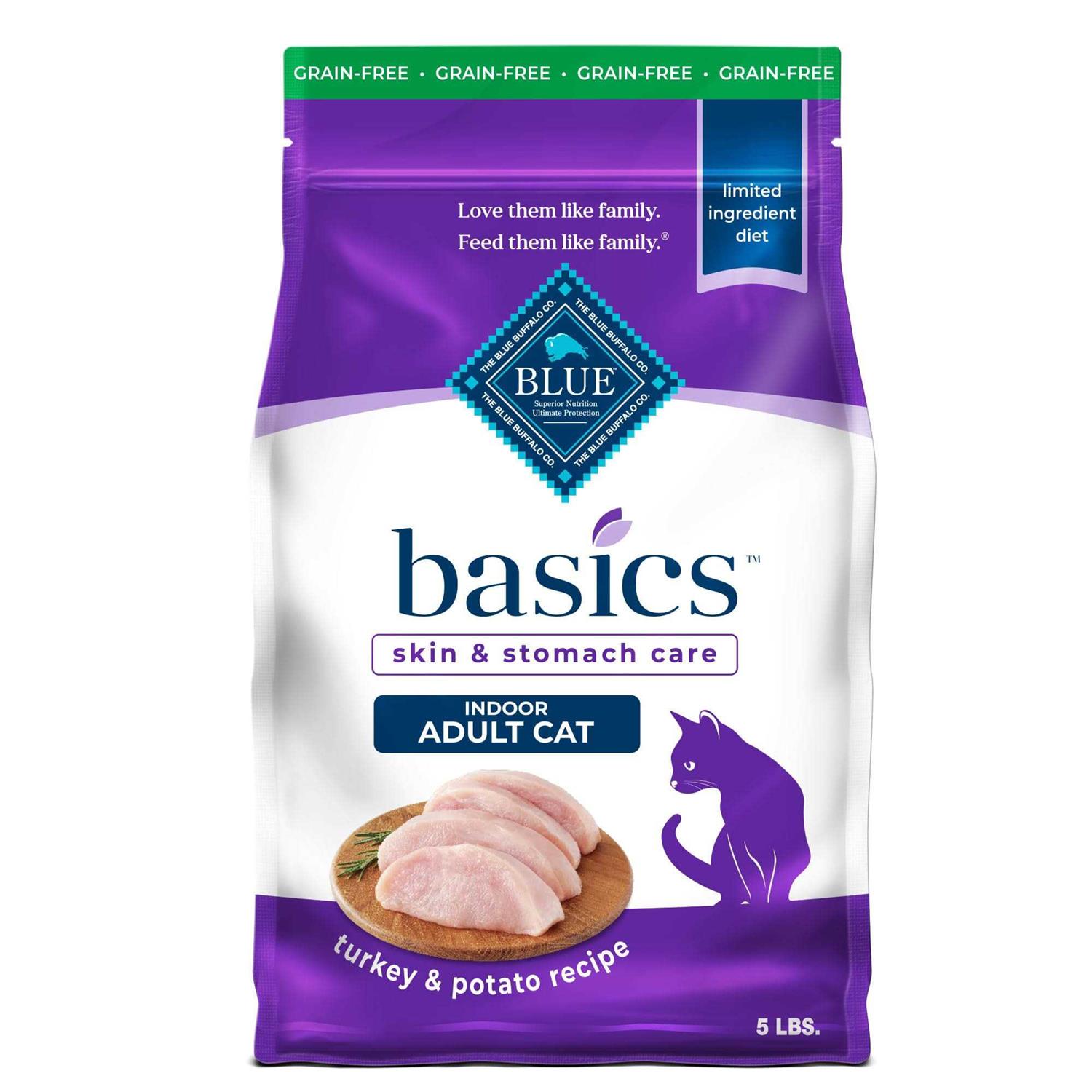 BLUE Basics Grain-Free Adult Indoor Dry Cat Food