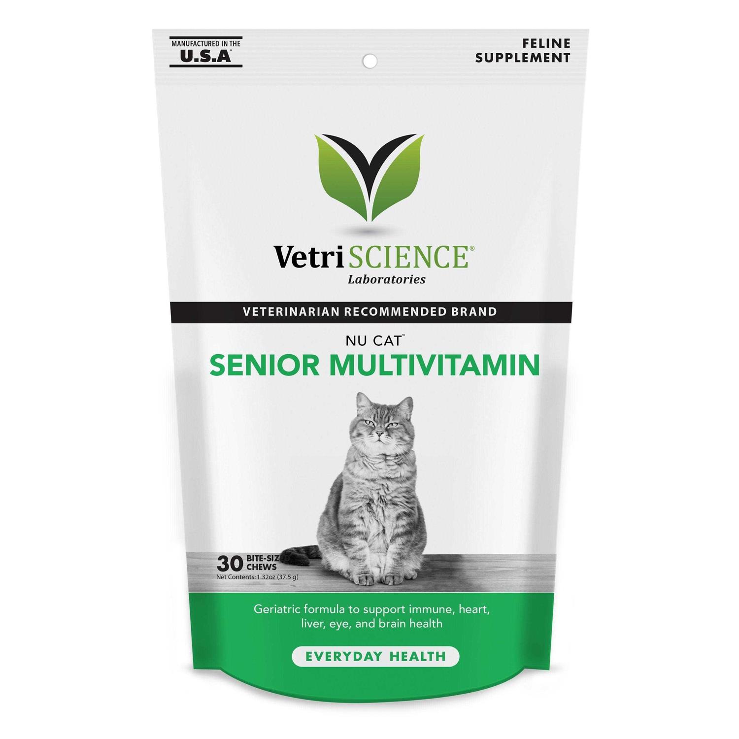 VetriScience NuCat Senior Cat Multivitamin