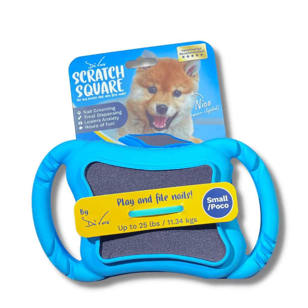 de’ Vora Scratch Square Dog & Cat Grooming Toy