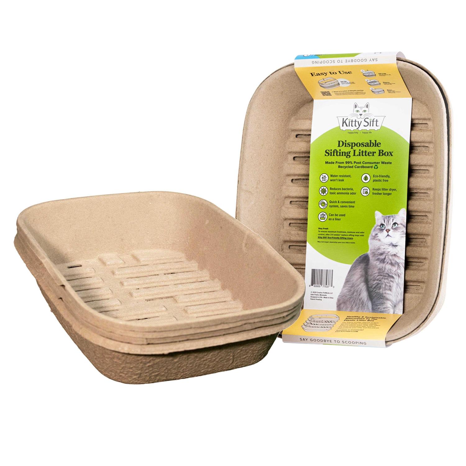 Kitty Sift Disposable Sifting Litter Box
