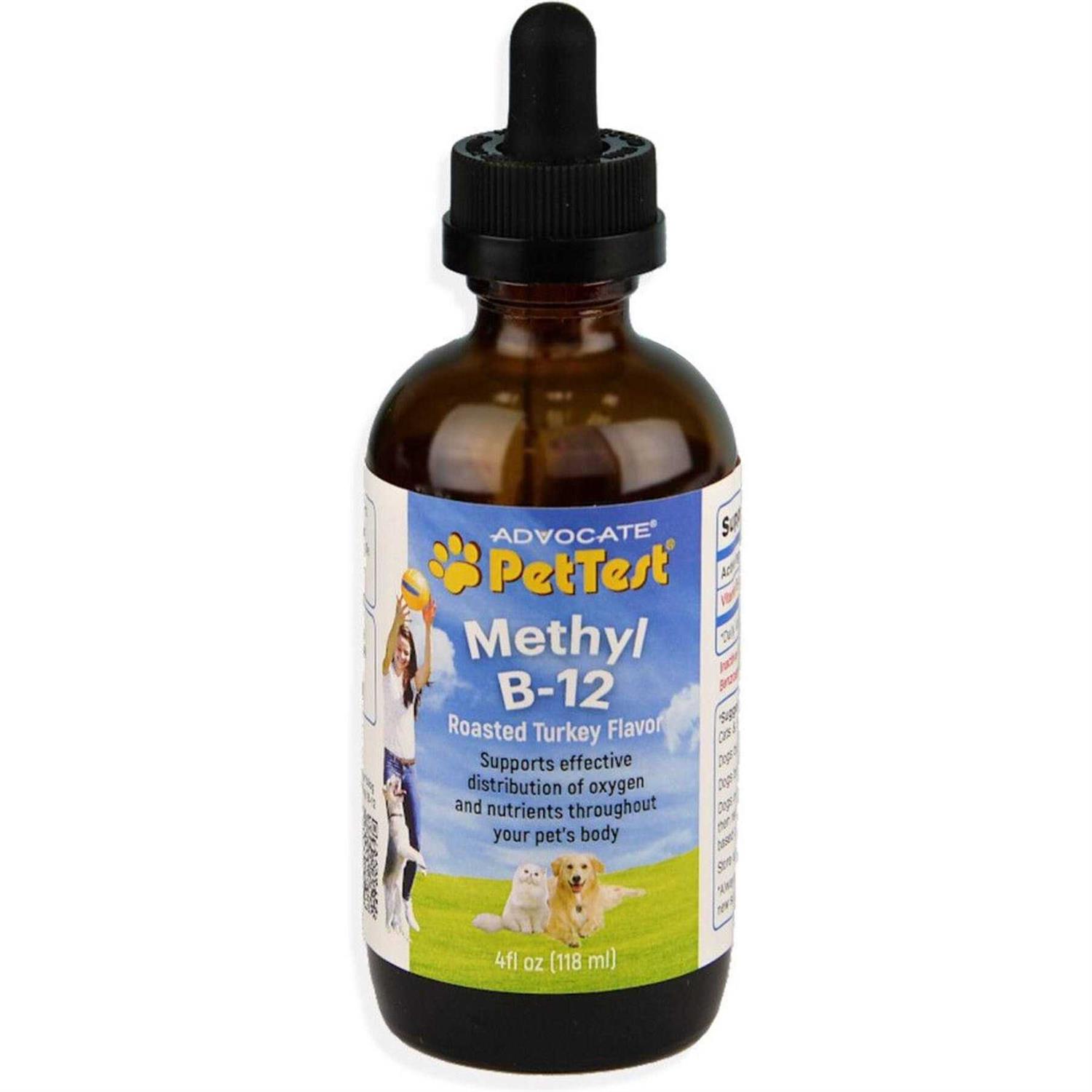 Pettest Methyl B-12 for Diabetic Dogs Cats 4 fl oz