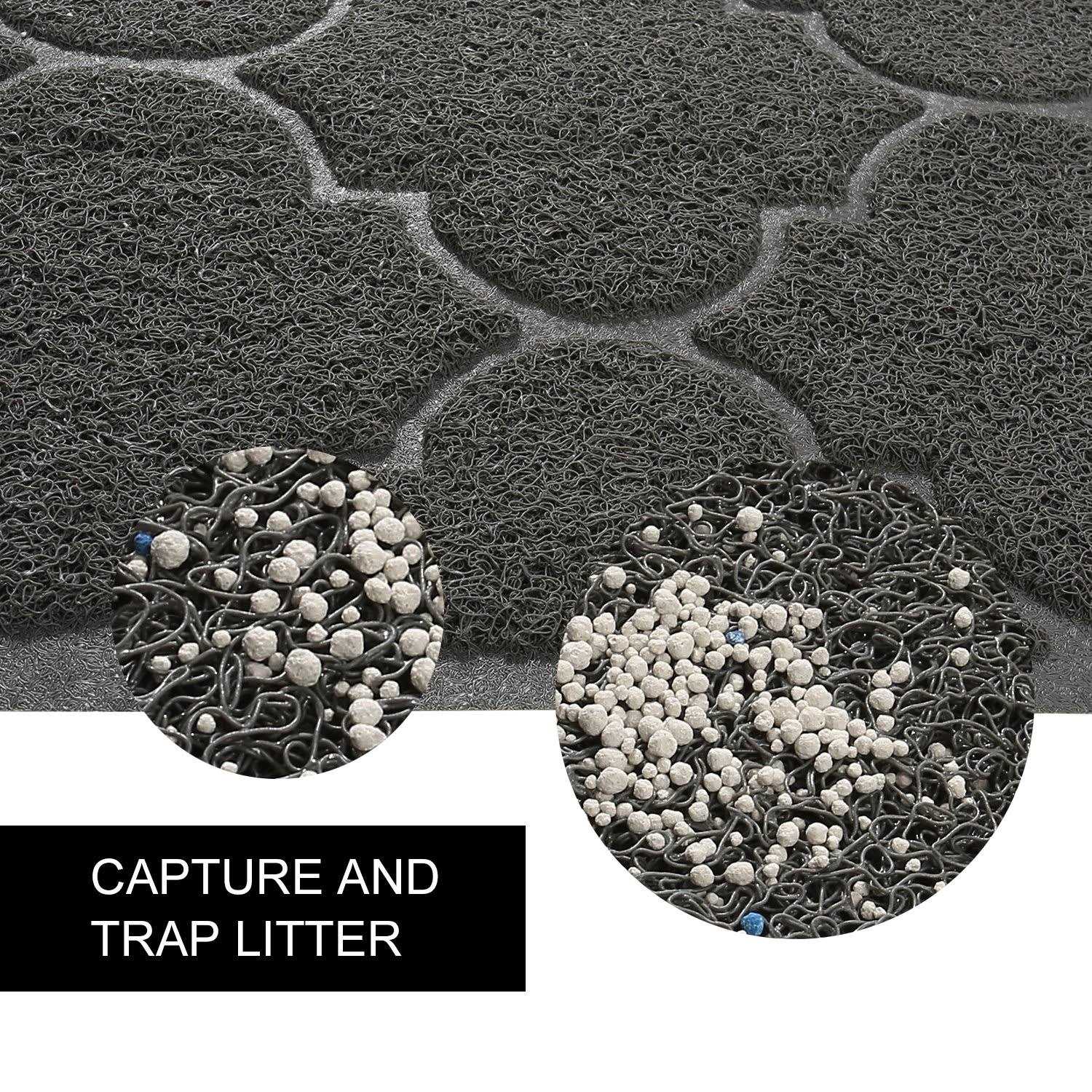 Cosyearn Cat Litter Mat XL Super Size Phthalate Free Easy to Clean