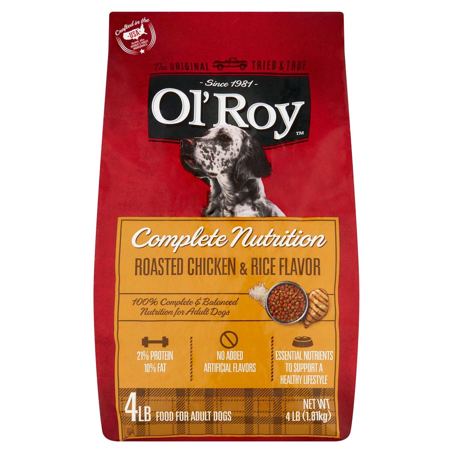 Ol’ Roy Complete Nutrition Roasted Chicken & Rice Flavor Dry Dog Food